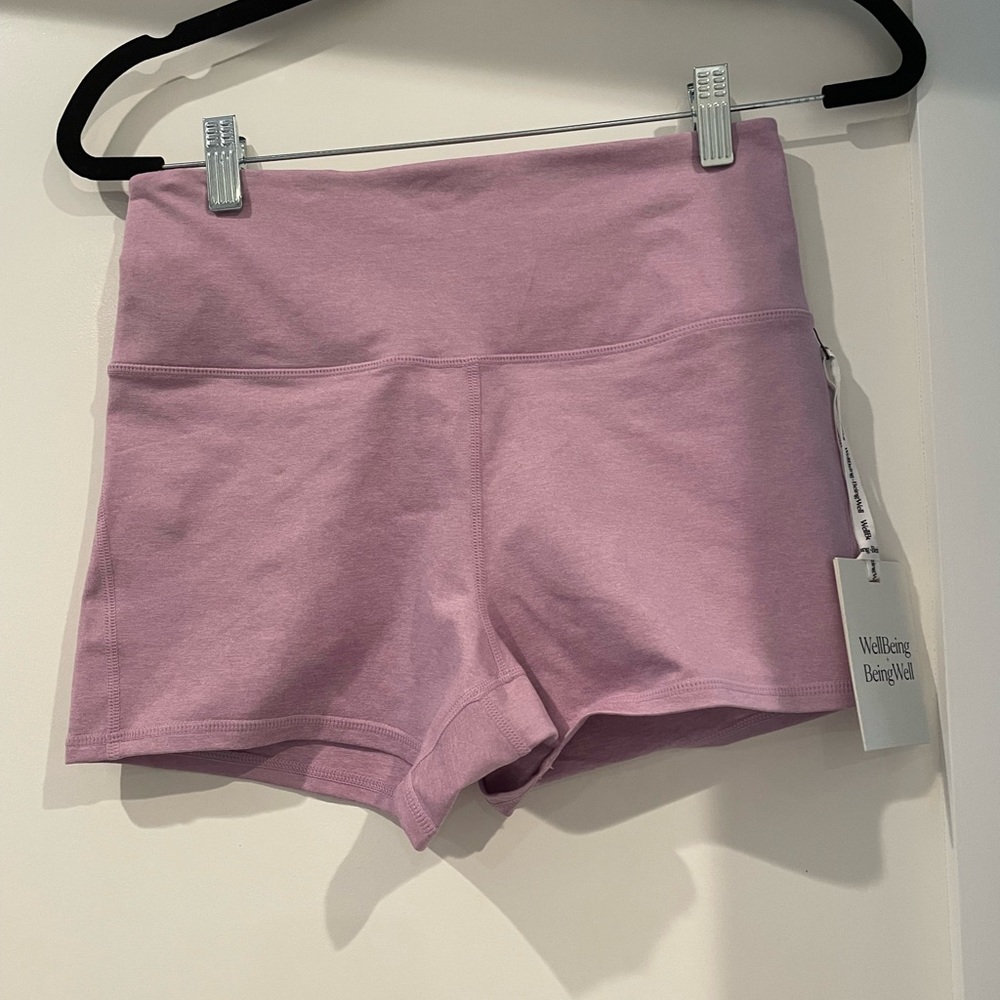 Lilac biker shorts